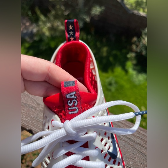 2008 Nike Rejuvenat8 USA Olympic Medal Stand Red & White Sneakers - Picture 7 of 16